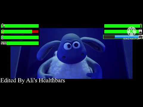 Shaun The Sheep Movie: Farmageddon (2019) Final Battle with healthbars 1/2 (70 Subscribers Special)