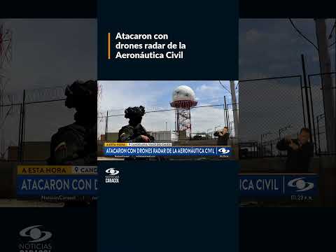 Radar de la Aeronáutica Civil fue atacado con drones cargados de explosivos en Valle del Cauca