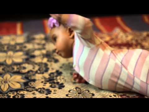 Afeefah tries to crawl