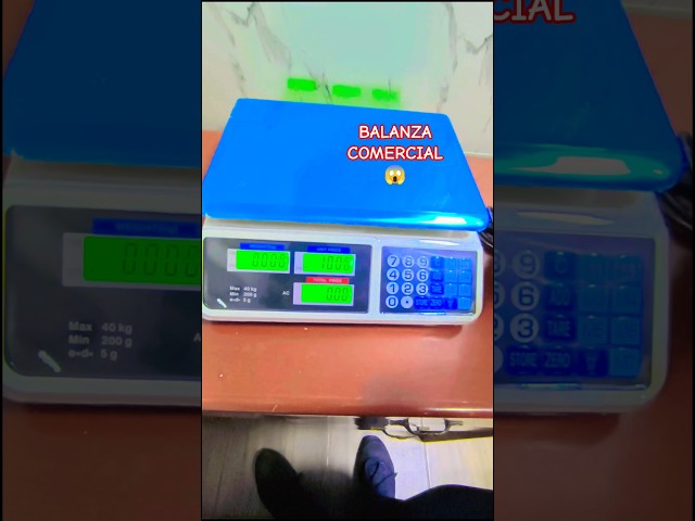 Vídeo relacionado con OFERTA! BASCULA DIGITAL COMERCIAL. BALANZA PESA DIGITAL ELECTRONICA PARA COMERCIO. 30KG. - GSH