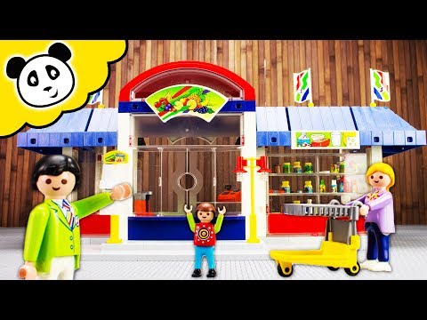 Playmobil Schule - Beim KLAUEN erwischt im PLAYMOBIL SUPERMARKT?! - Spielzeug auspacken & spielen