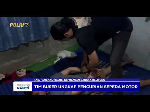 TIM BUSER NAGA POLRESTA PANGKALPINANG AMANKAN PELAKU PENCURIAN DI RS BHAKTI TIMAH