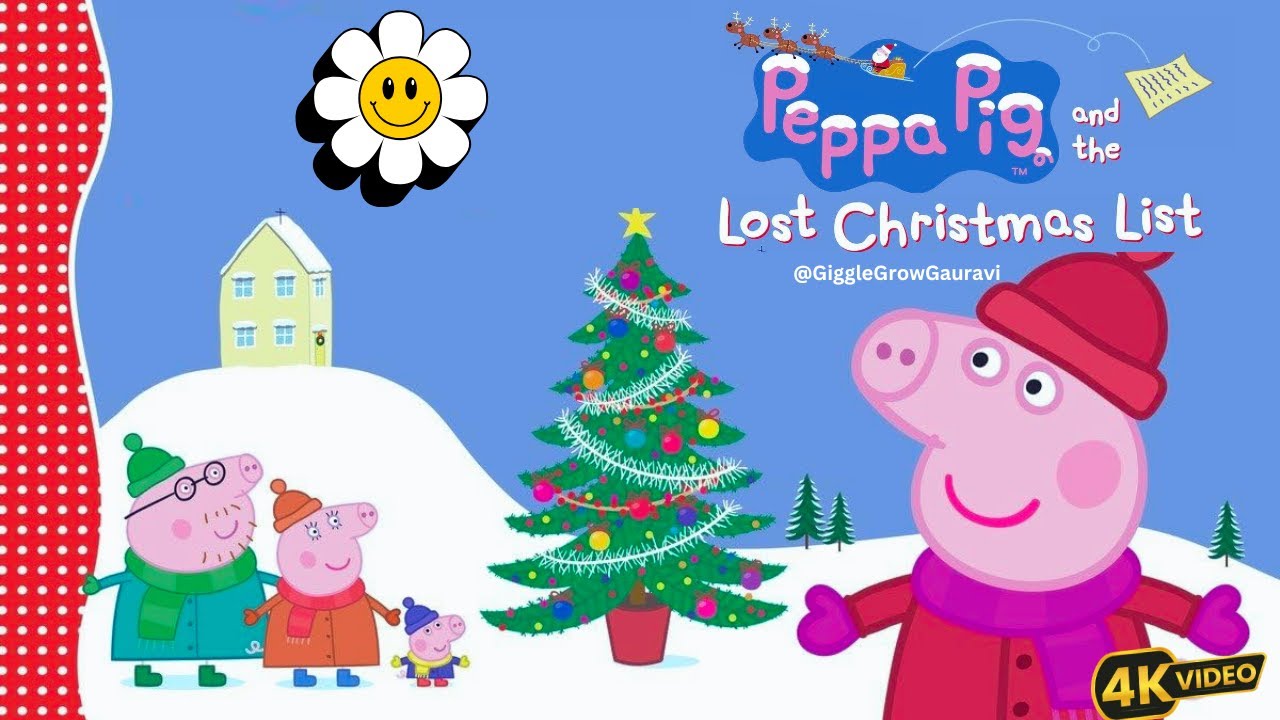Peppa Pig and the Lost Christmas List | Funny Christmas read aloud stories for kids & toddlers 🎅🏻