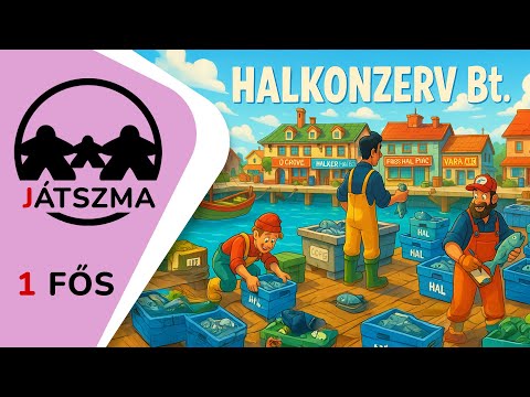 Egyszemélyes játék: HALKONZERV BT. - d3meeples