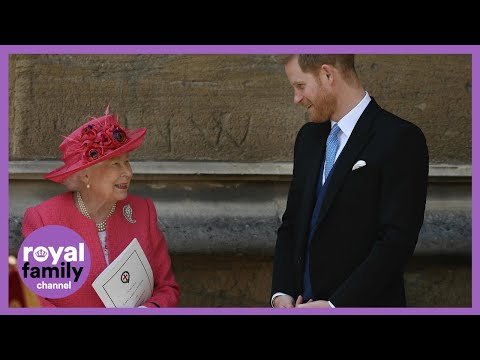 Prince Harry Cracking Jokes with the Queen