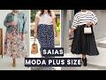 AS SAIAS MAIS CHIQUES Para MODA PLUS SIZE Lindos Modelos De Saias