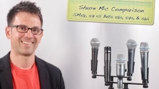 Video thumbnail for Shure Mic Comparison 🎤 SM58, 57 vs Beta 58a, 57a, & 56a 💥 Shootout by Urban Sound Studio