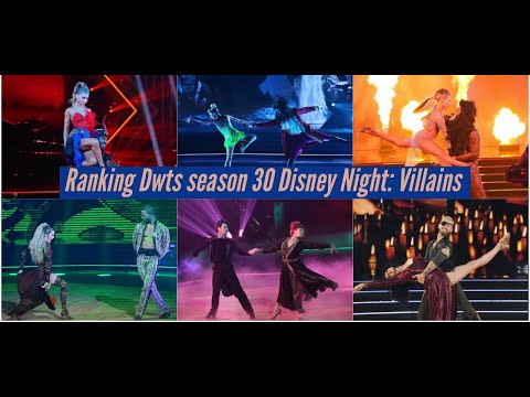 Ranking Dwts season 30 Disney Night: Villians