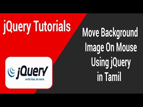 Move Background Image On Mouse Using jQuery in Tamil