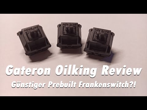 Gateron CJ x MX Black x Gateron Ink Black | Gateron Oil King Review