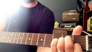 Dirty Heads - Warming Sun - Guitar lesson & slowed down tutorial