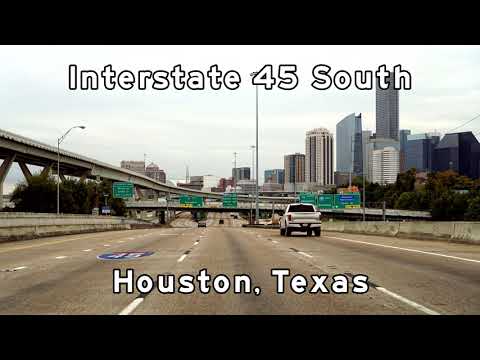 Interstate 45 South - Houston, Texas - The North Freeway & The Gulf Freeway - 2018/11/11