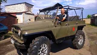 Как переделать Уаз на шины низкого давления