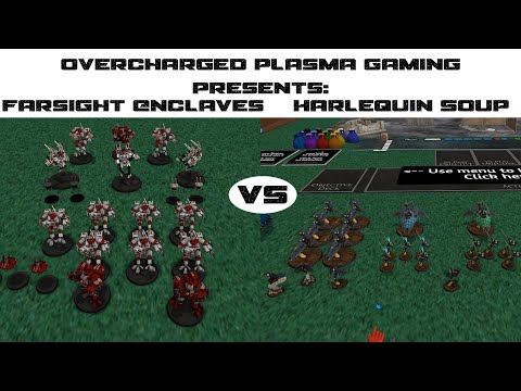 Farsight Enclaves vs Harlequin Soup | 40k Competitive Battle Report | 2000 point ITC Mission 6