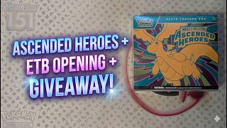 Ascended Heroes ETB Opening… Was It Worth It? 🤔 (+ Giveaway)