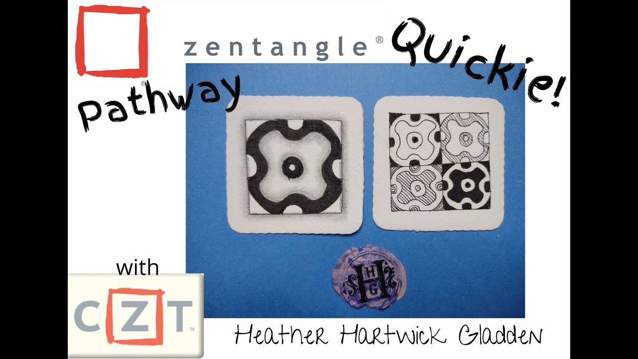 Zentangle® Quickie: Pathway