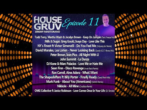 House Gruv Radio Mixshow 11 - Funky Disco Vocal Soulful House Music Mix 2022 - DJ Jeremy Martorano