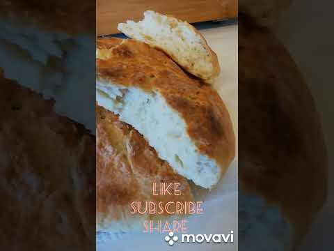 Domaca pogaca/hljeb bez kvasca, brzo i preukusno- Leckeres Brot ohne Hefe