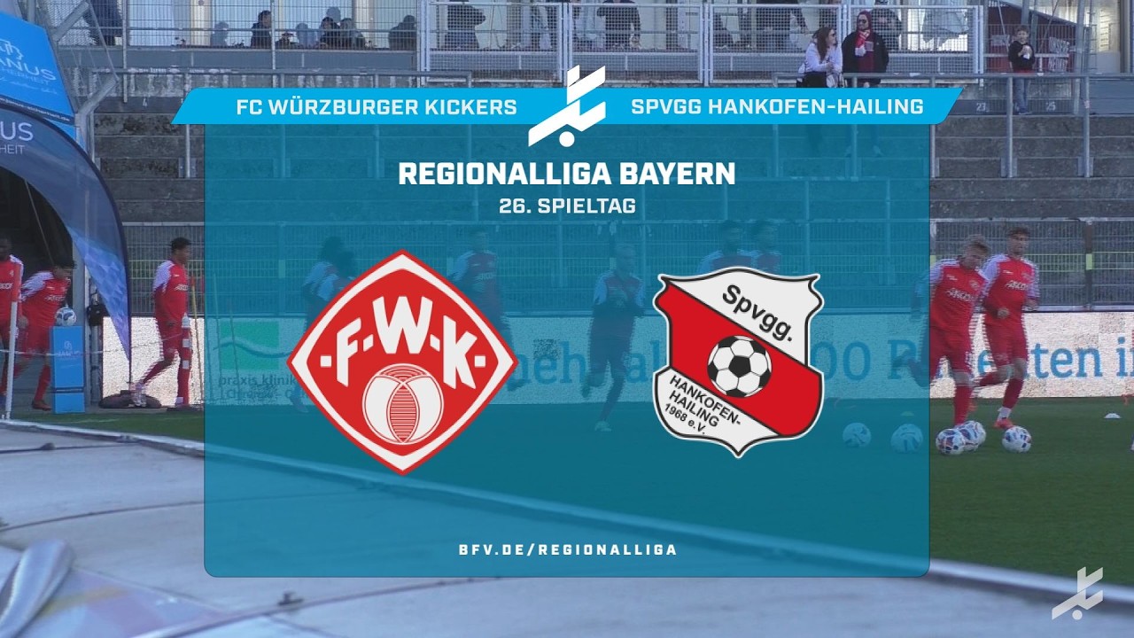 Würzburger Kickers vs SpVgg Hankofen Hailing Highlights