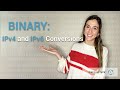 Binary Conversions IPv6 And IPv4