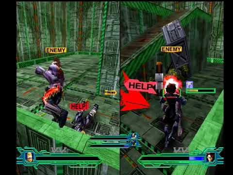 Heavy Metal: Geomatrix Dreamcast Intro + Co-Op Gameplay [No Commentary]