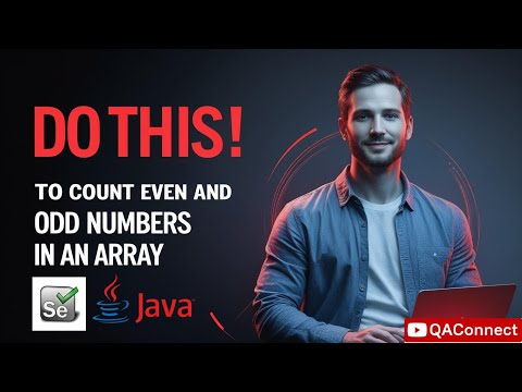 Count Even And Odd Numbers In An Array Using Java Java Programming For Beginners