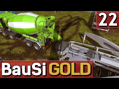 Bau Simulator 2015 GOLD #22 Fundament gießen deutsch Lets Play BauSi german
