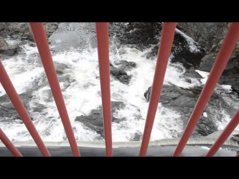 Spicket River Falls in Methuen, MA