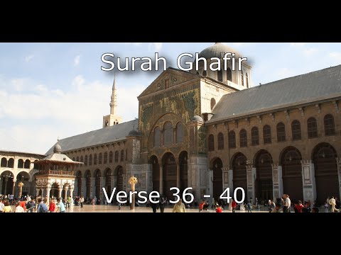 Quran Surah Ghafir - Mishary Rashid Alafasy - Eng Sub ( Calm and Beautiful )