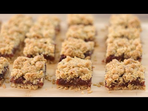 Date Oatmeal Squares Recipe | How to Make Date Squares