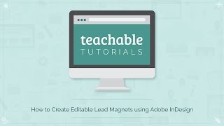 How to Design an Editable Workbook with InDesign to Grow Your Audience
