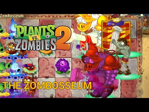 PvZ2 - The Zombosseum - Custom Level Gameplay