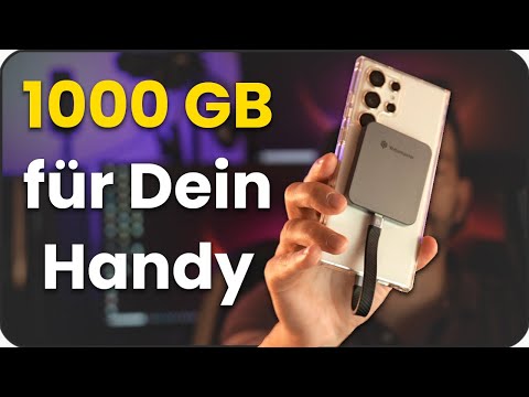 External hard drive for iPhone & Android, free up storage space Samsung – 1TB SSD by Yottamaster