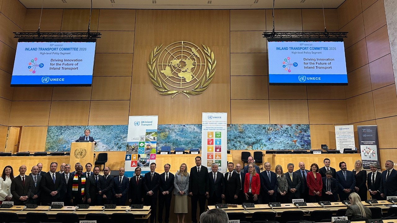 IRF President Dimitrios Mandalozis at 88th ITC High-level Policy Segment Inland Transport Committee