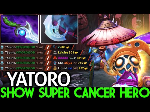 YATORO [Phantom Lancer] Show Super Cancer Hero Imba Rampage Dota 2