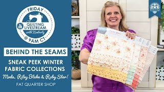 Sneak Peek at NEW Fabric Lines from Moda & Riley Blake Designs for Winter 2025! - Fat Quarter Shop