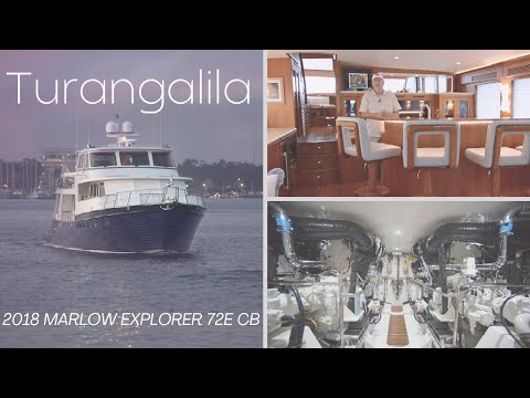 "TURANGALILA" 2018 Marlow 75E CB Yacht For Sale - Bill Thomas