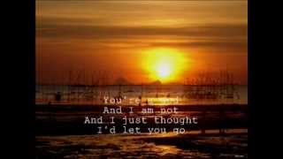 you&#39;re a god by vertical horizon [with lyrics]