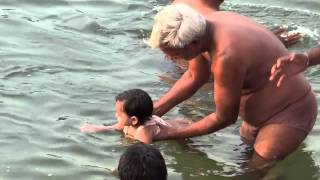 preview picture of video 'Baby swimming - Hasini @ 5th month'