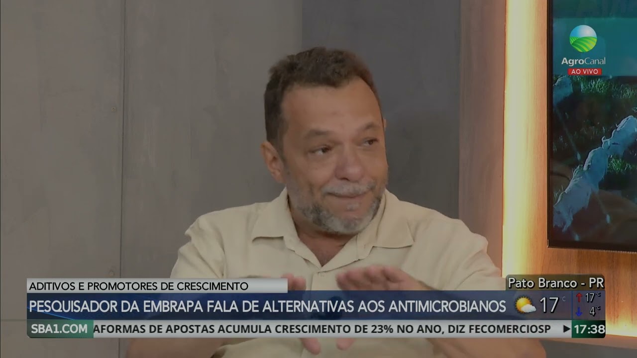 Pesquisador da Embrapa fala de alternativas aos antimicrobianos na produção animal