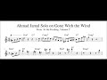 Ahmad Jamal Solo on Gone With the Wind - Piano Transcription (Sheet Music in Description)