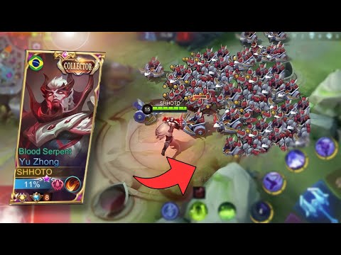 YU ZHONG VS 100 MINIONS !!! - MOBILE LEGENDS