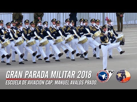 Escuela de Aviación, Gran Parada Militar Chile 2018. Fidaegroup TV 3 de 9 / Chilean Military Parade