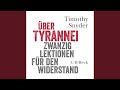 Kapitel 1.1 - Über Tyrannei