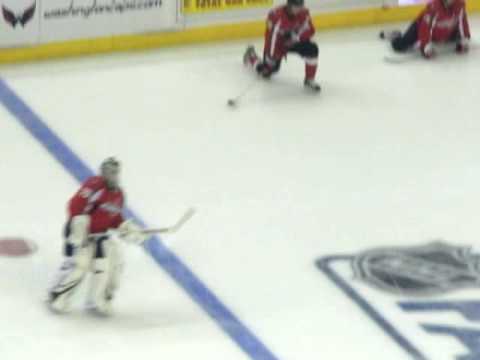 Braden Holtby NHL Debut 10/17/09