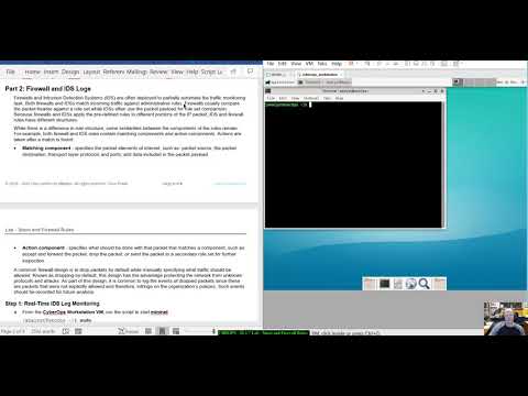 CBROPS - 26.1.7 Lab - Snort and Firewall Rules