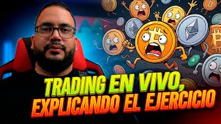 🔴Bitcoin en caída, explicando ejercicio de #trading