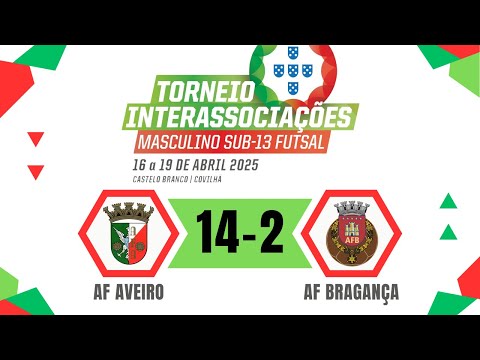 AF Aveiro 14-2 AF Bragança - Futsal Sub13