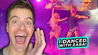 First time dancing without a brace…WITH ZARA LARSSON