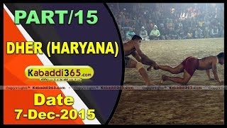 (13) Dher(Haryana) Kabaddi Tournament 7 Dec 2015